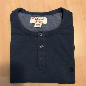 Original Penguin Long Sleeve Henley Size XL